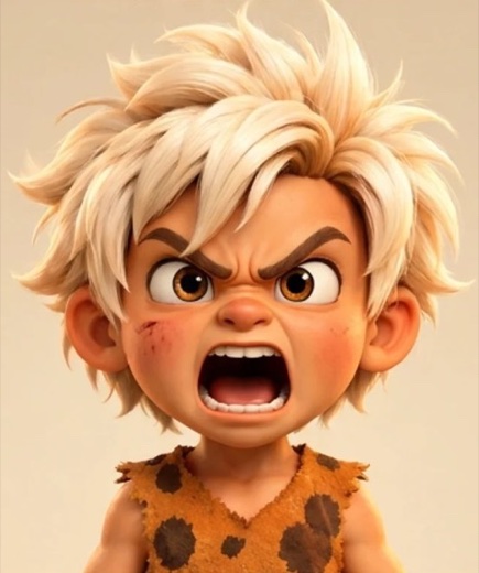 TONK yelling, furious
